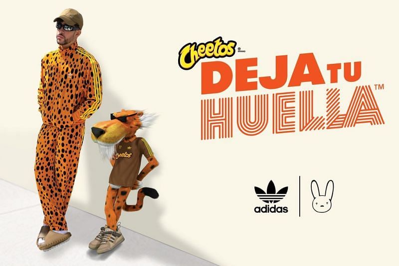 The Bad Bunny x Cheetos exclusive Adidas collaboration is going to be awesome (Image via Cheetos)
