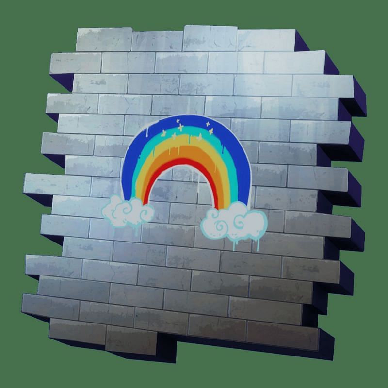 The rainbow spray in Fortnite (Image via Fortnite Skins)
