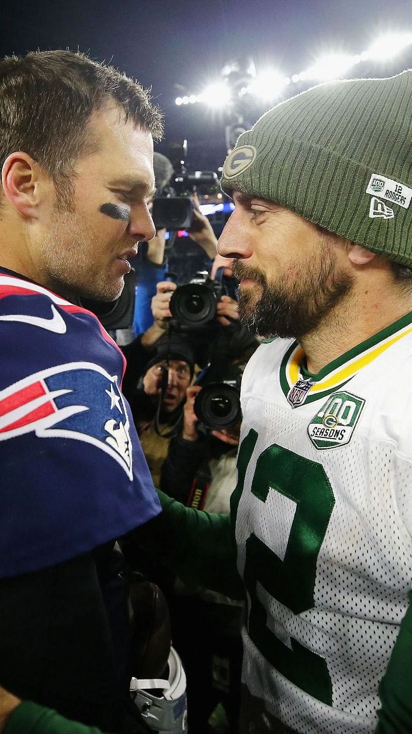 TPS on X: FUN FACT OF THE DAY: Tom Brady is 7 years older than Rodgers…   / X