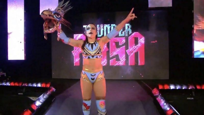 Thunder Rosa showed up at Slammiversary 2021!