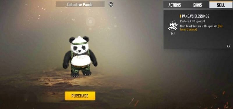 Free Fire में Detective Panda 