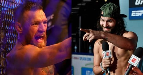 Conor McGregor (left); Jorge Masvidal (right).