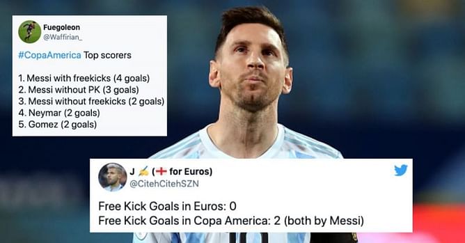 Twitter explodes as Lionel Messi scores stunning free-kick in Argentina's 3-0 win over Ecuador