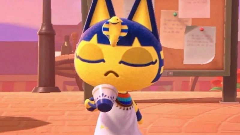 Ankha is perhaps the most iconic snooty villager in Animal Crossing: New Horizons (Image via Twitter)