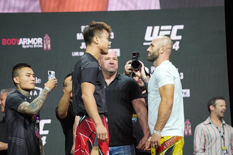 Hu Yaozong and Alen Amedovski (Image Credit: Louis Grasse/PxImages/Icon Sportswire