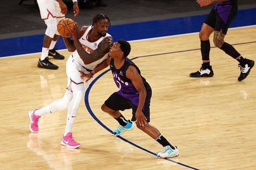 Kyle Lowry in action against the New York Knicks