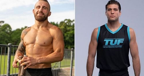 Alexander Volkanovski (left) and Brian Ortega (right) [Images Courtesy: @alexvolkanovski & @briantcity on Instagram]