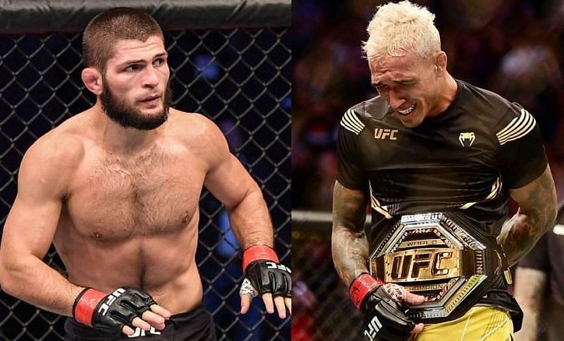 Khabib Nurmagomedov and Charles Oliveira