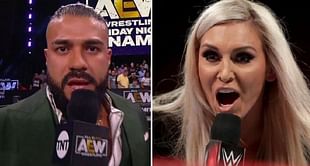 Andrade reacts to Charlotte Flair's 24-hour title reign ending on WWE RAW