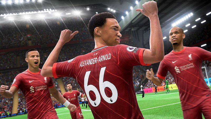 FIFA 22. Image via Rock Paper Shotgun