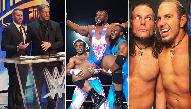 Edge &amp; Christian, The New Day, and The Hardy Boyz