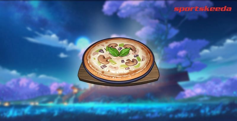 Genshin pizza recipe Mushroom Pizza