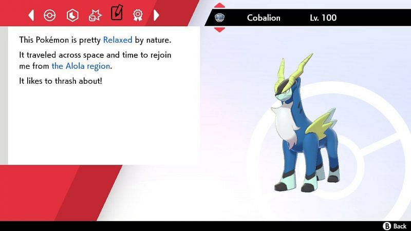 GO Field Guide - Cobalion, the Iron Will Pokémon is Weak