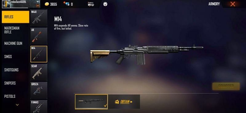 M14 (Image via Garena)