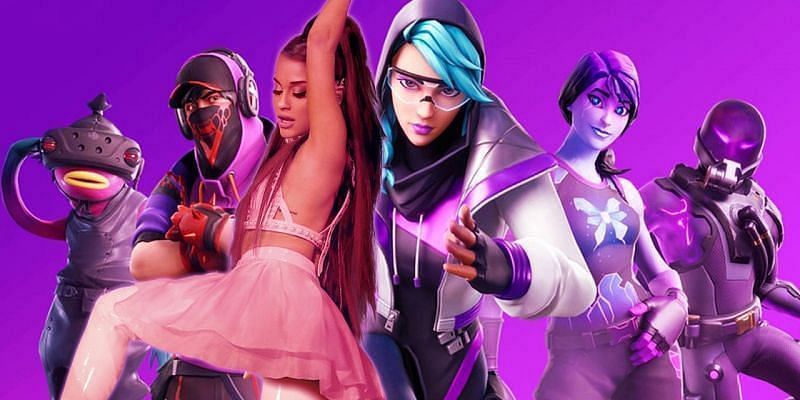 Ariana Grande in Fortnite. Image via Sportskeeda