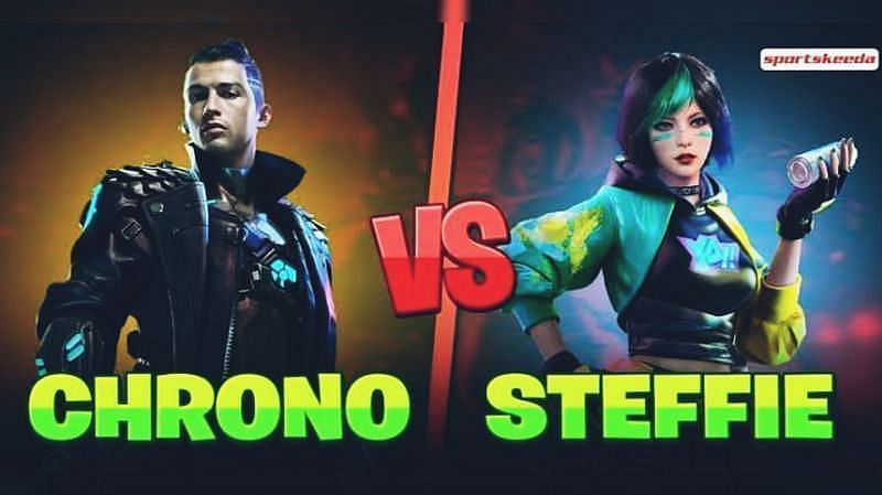Comparing Chrono and Steffie (Image via Garena/Sportskeeda)