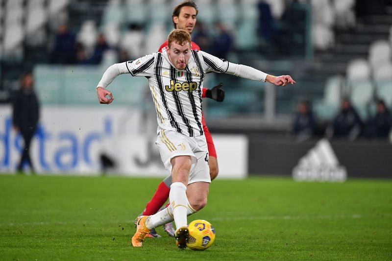 Kulusevski in action for Juventus