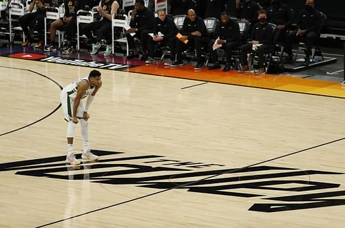 Giannis Antetokounmpo had a record-breaking night in Game 2 of the 2021 NBA Finals against the Phoenix Suns