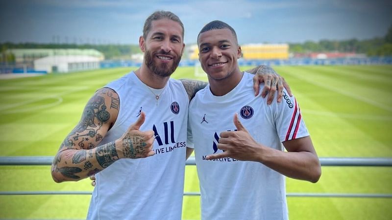 Sergio Ramos and Kylian Mbappe will be linking up together for PSG this season