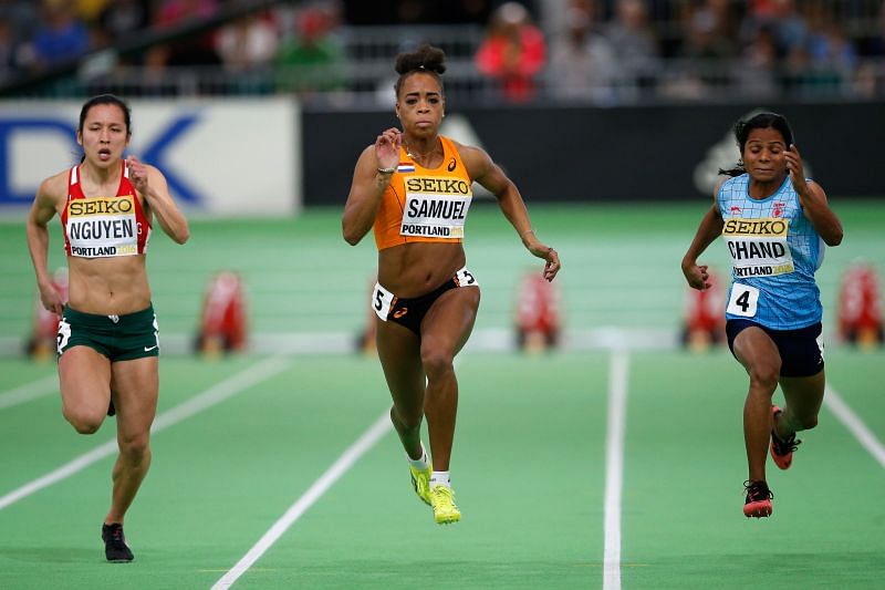 Dutee Chand at IAAF World Indoor Championships - Day 3