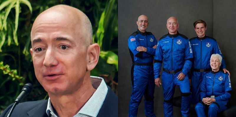 Jeff Bezos returns on earth after successful Blue Origin space launch