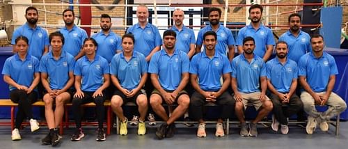 Indian boxing contingent