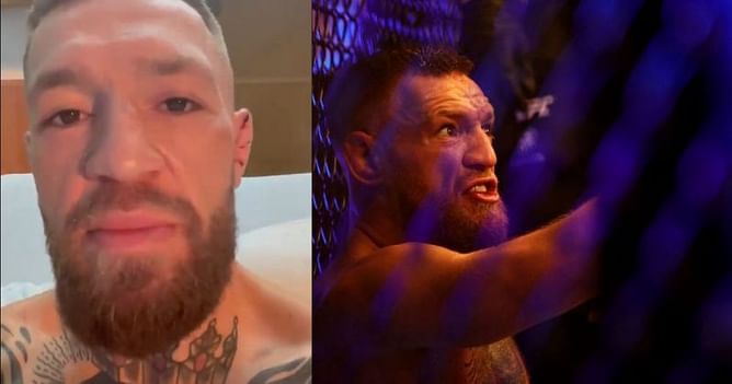 Watch: Conor McGregor addresses his fans, Dustin Poirier in post-surgery video