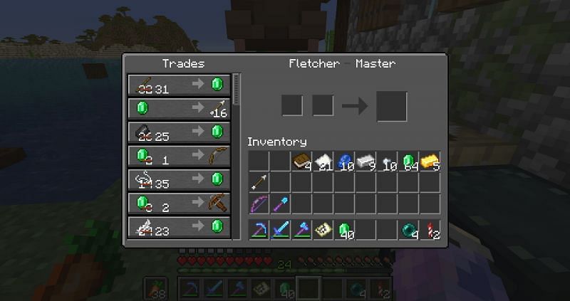 Arrowtrading (Image via Mojang)