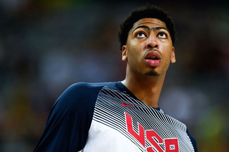 Anthony Davis representing USA at the 2014 FIBA Basketball World Cup