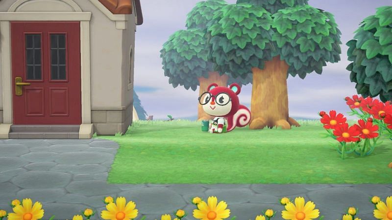 Poppy&#039;s appearance in Animal Crossing: New Horizons (Image via Reddit)