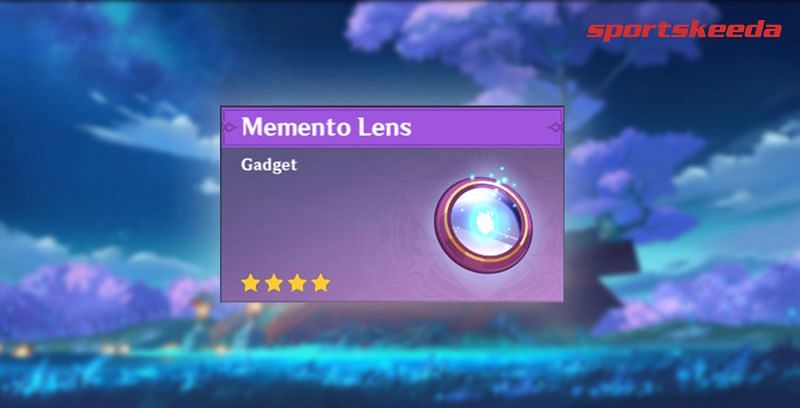 New gadget &#039;Memento Lens&#039; in Genshin Impact (Image via Sportskeeda)