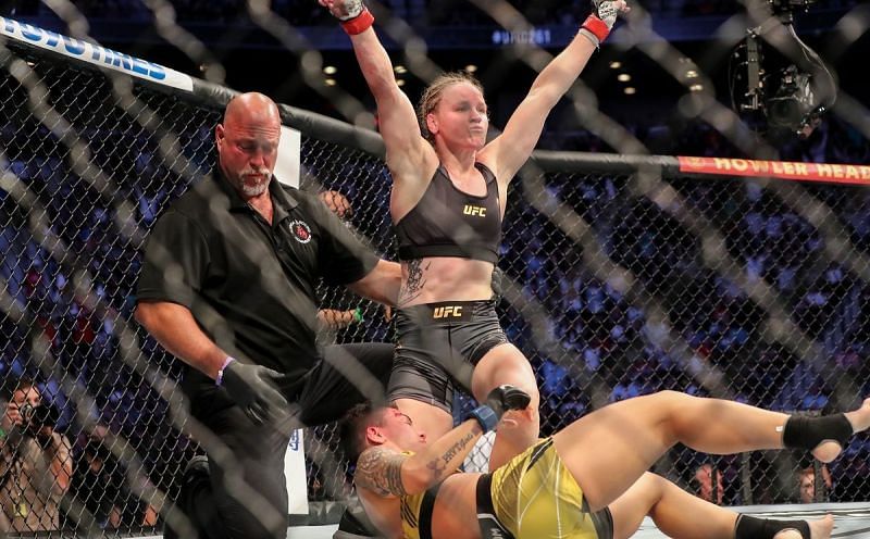 Valentina Shevchenko is coming off a spectacular second-round TKO win over Jessica Andrade at UFC 261 (April 2021)