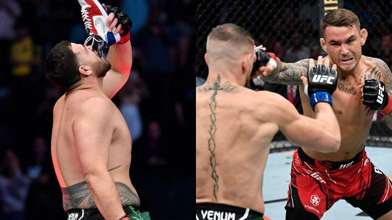 Tai Tuivasa, Dustin Poirier (Image Credits: Chris Unger/Jeff Bottari/Zuffa LLC)