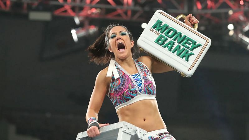 Bayley won the Women&#039;s Money in the Bank ladder match and SmackDown Women&#039;s Championship in the same night in 2019