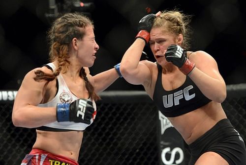 Miesha Tate (left) & Ronda Rousey (right) [Image Credits: Time.com]