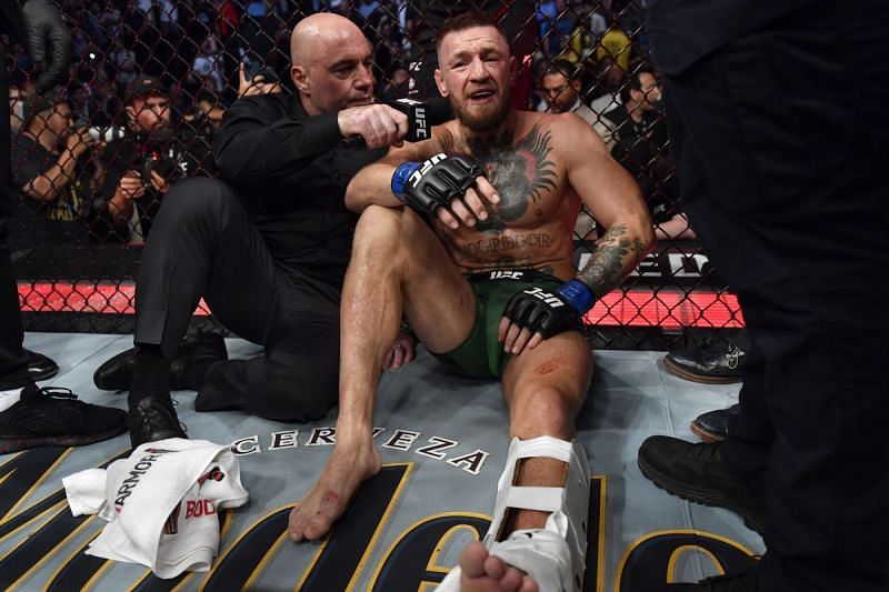 Conor McGregor suffers freak injury at UFC 264.