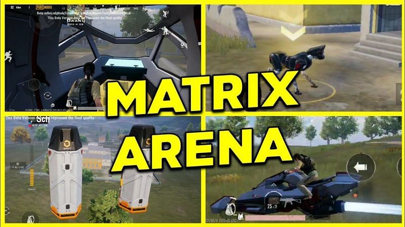 The Matrix Arena mode in the BGMI 1.5 update