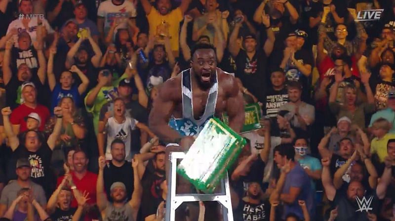 Big E with the Money in the Bank briefcase
