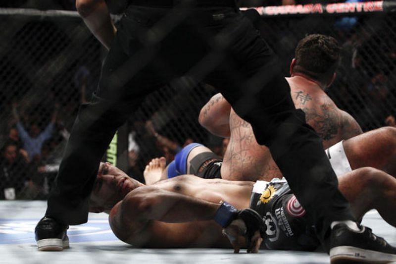 Antonio Rodrigo Nogueira was left with a badly broken arm at the hands of Frank Mir at UFC 140