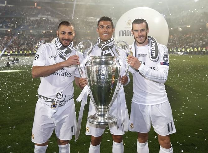 Top 5 active players Cristiano Ronaldo has played with so far
