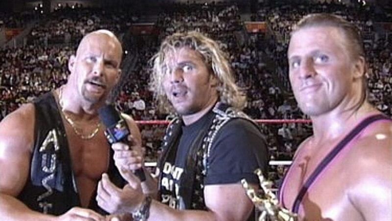 Stone Cold Steve Austin, Brian Pillman, and Owen Hart