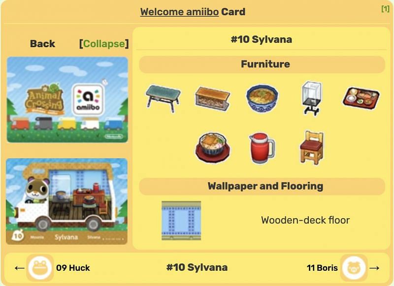 Sylvana in Animal Crossing: New Horizons amiibo card (Image via Animal Crossing Fandom)