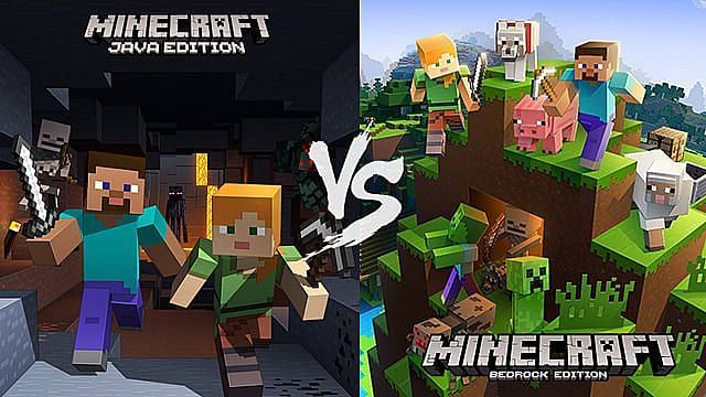 MINECRAFT Java Edition VS MINECRAFT Pocket Edition