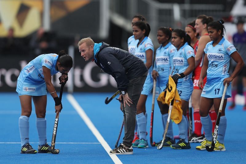 India during the FIH Women's HWC