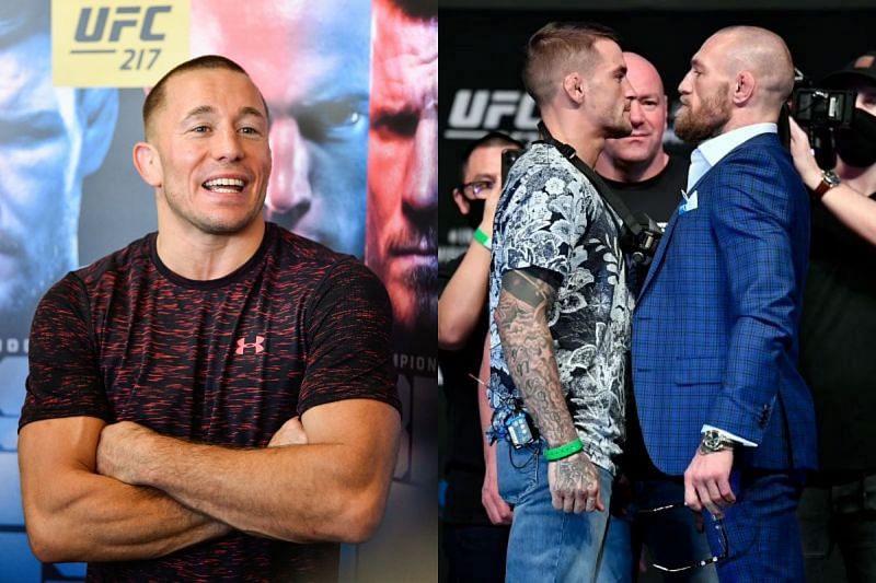 Georges St-Pierre believes Dustin Poirier is playing mind games with Conor McGregor
