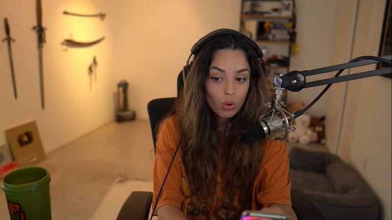 Valkyrae not impressed by her fans calling her famous (Image via Valkyrae YouTube)