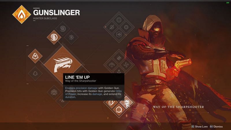 Destiny 2&#039;s Hunter Gunslinger subclass (Image via Bungie)