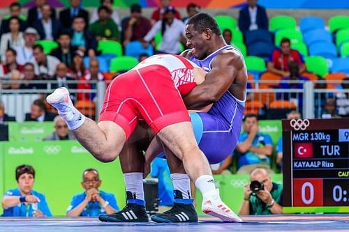 Mijain Lopez is the defending Olympic champion (©UWW)