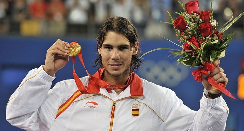 Rafael Nadal at the 2008 Beijing Olympics