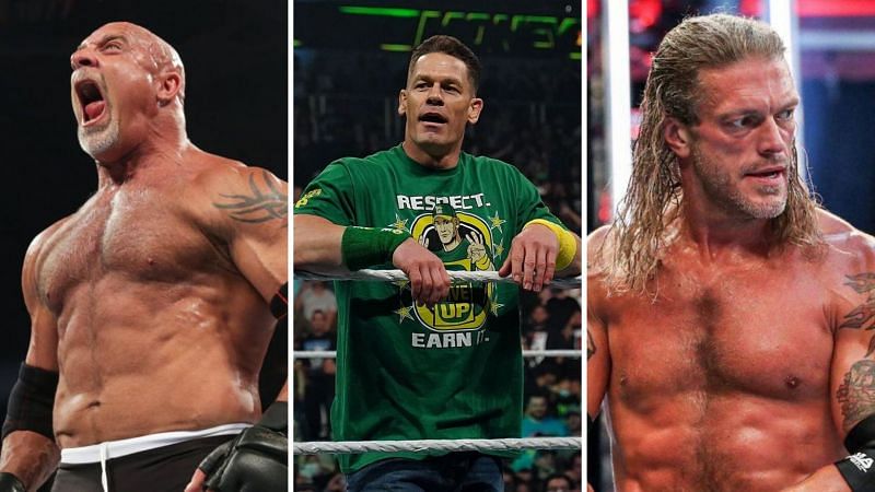 Goldberg, John Cena, and Edge are all on WWE&#039;s roster